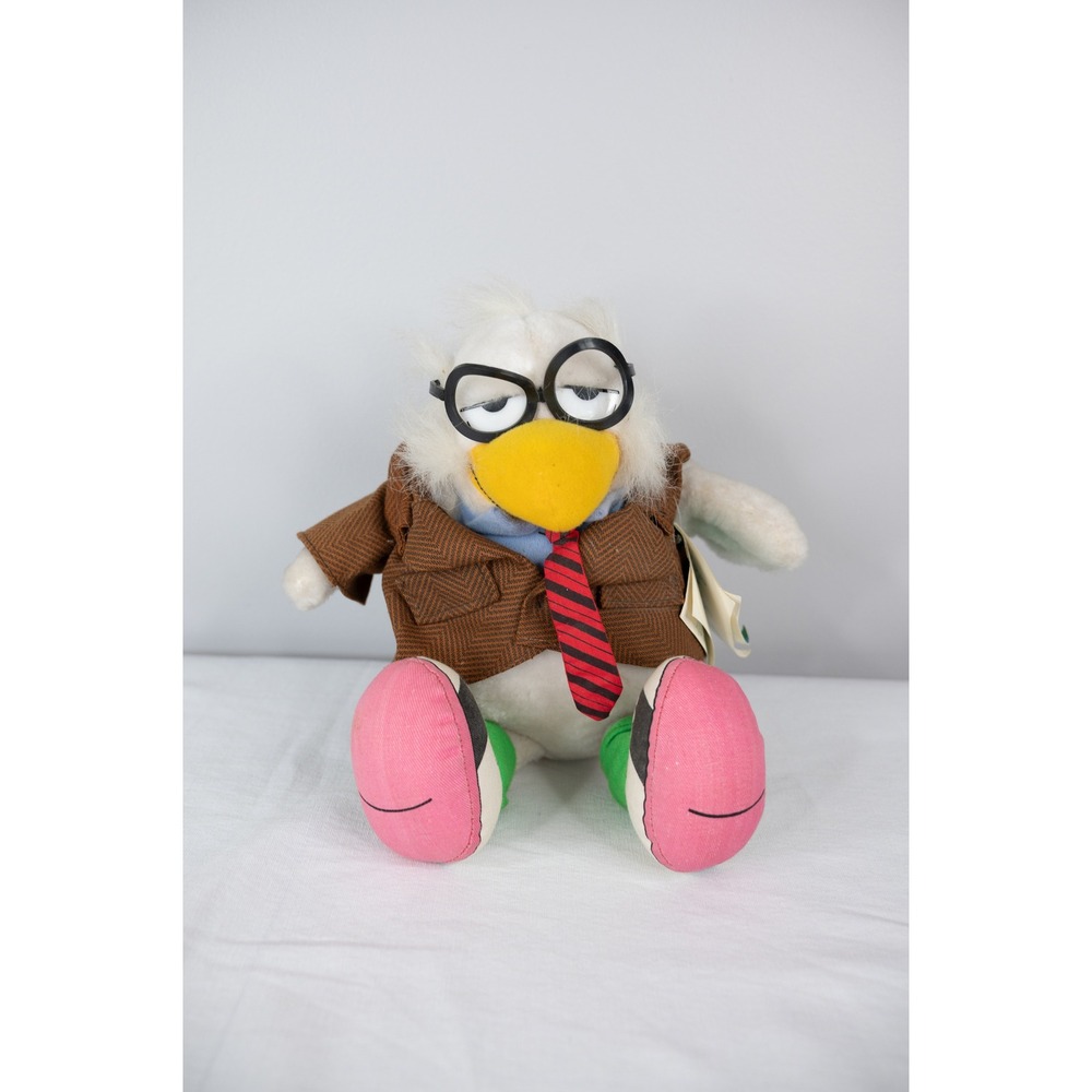 Shoe Comics Perfesser‎ Cosmo Fishawk Plush Vintage 1983 Wallace Berrie 13"